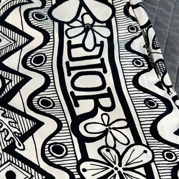 🐼DIOR x SHAWN STUSSY SILK LOGO SHORTS🐼 - Picture 3 of 11